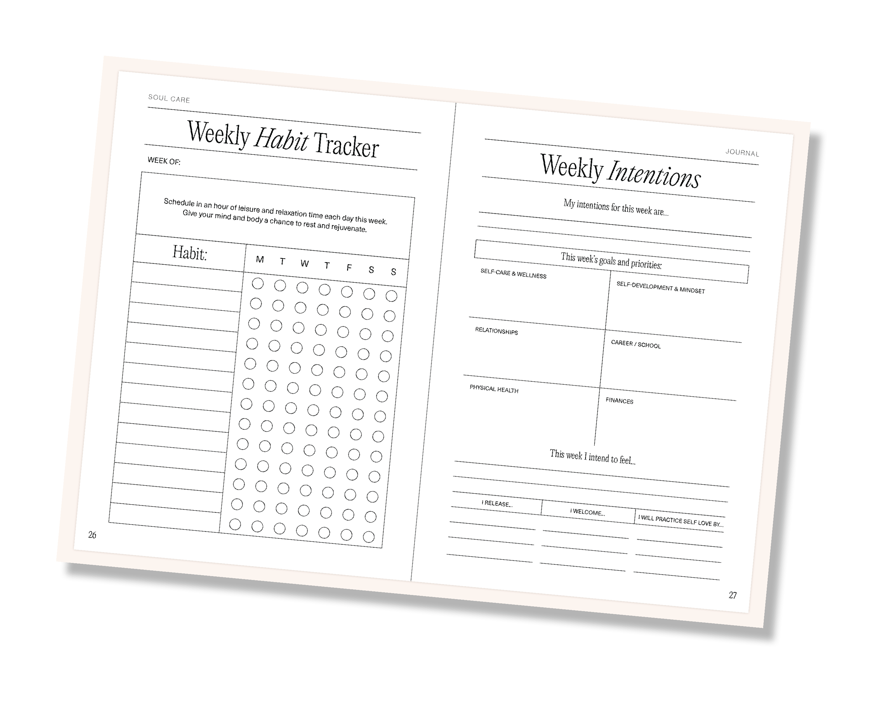 Habit Tracker with Weekly Challenges