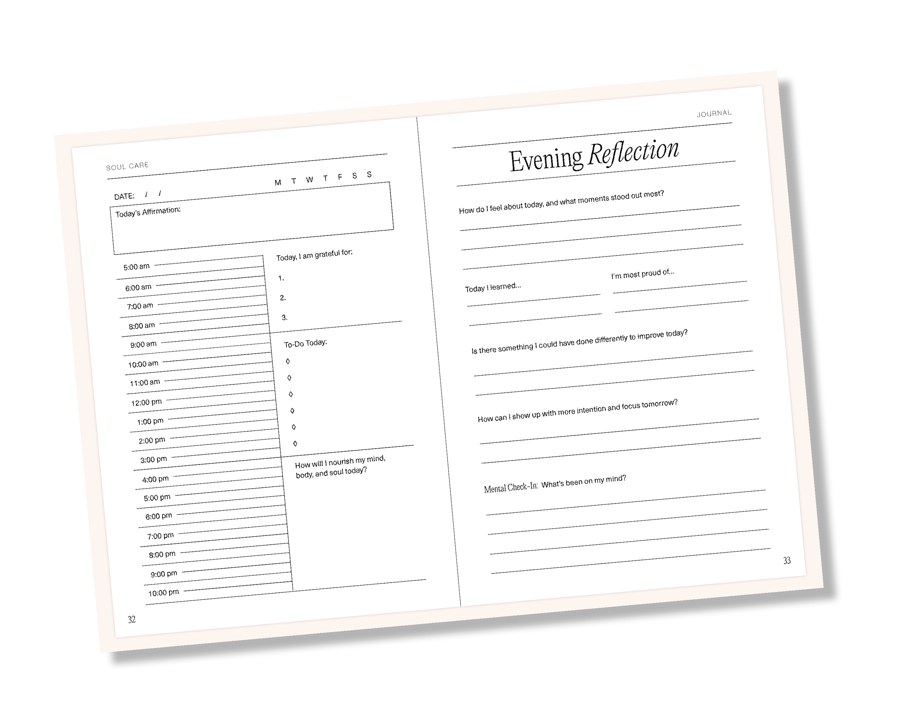 Daily Planning Pages