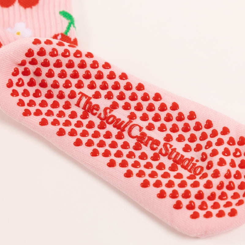 Cherry Blossom Grip Socks