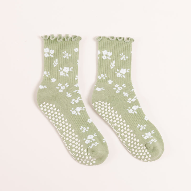 Wild Sage Grip Socks