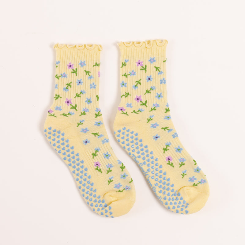 Honey Glow Grip Socks