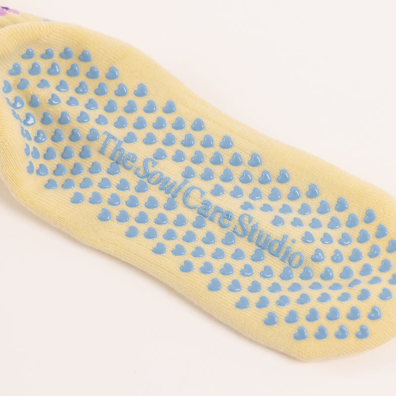 Honey Glow Grip Socks