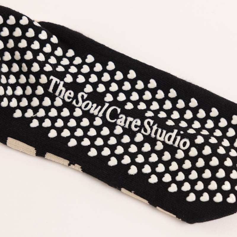Midnight Bloom Grip Socks