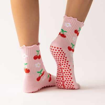 Cherry Blossom Grip Socks