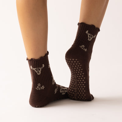 Wanderin' West Grip Socks